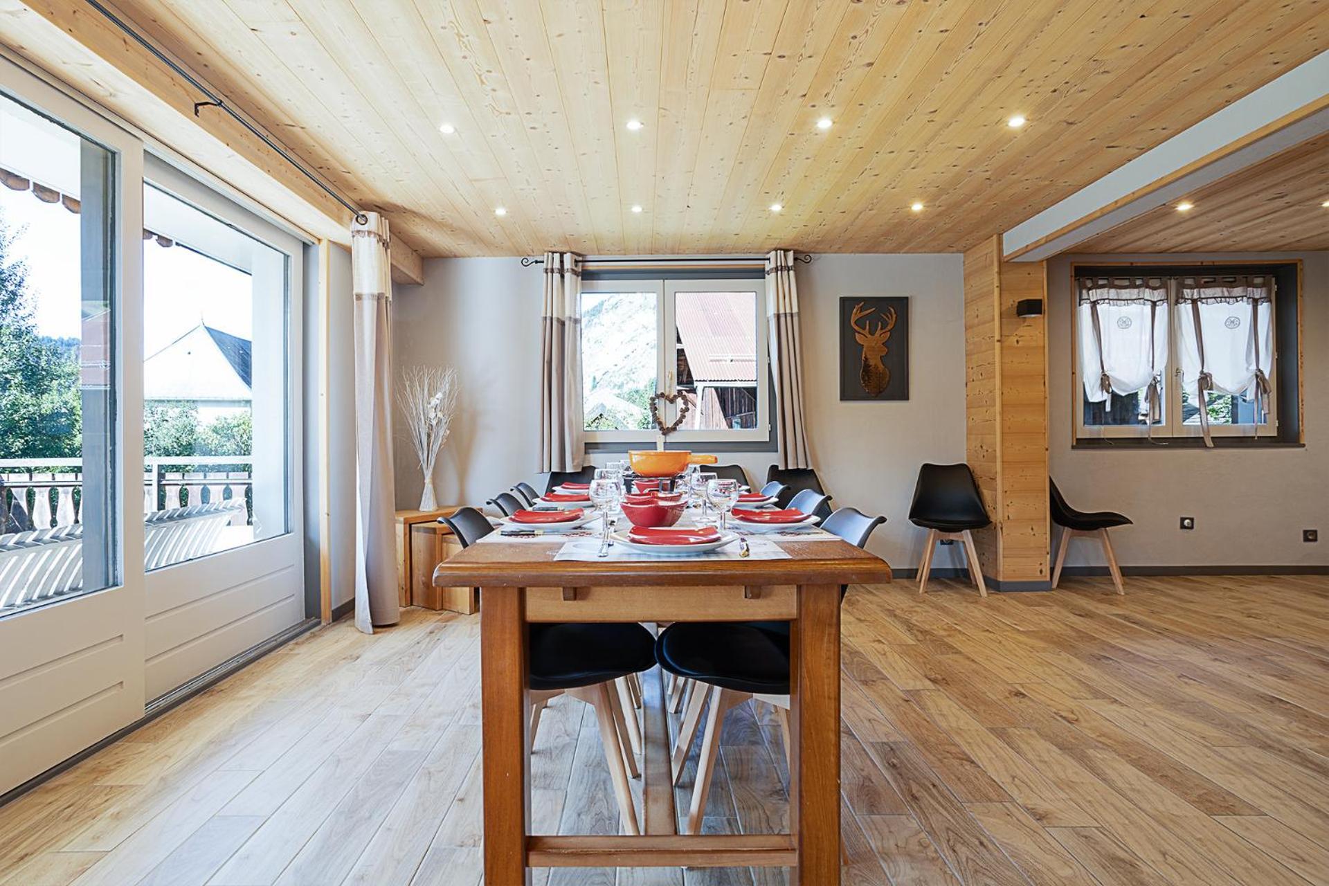 Chalet Les 4 Saisons - Ski, Parking Et Jardin Abondance Kültér fotó