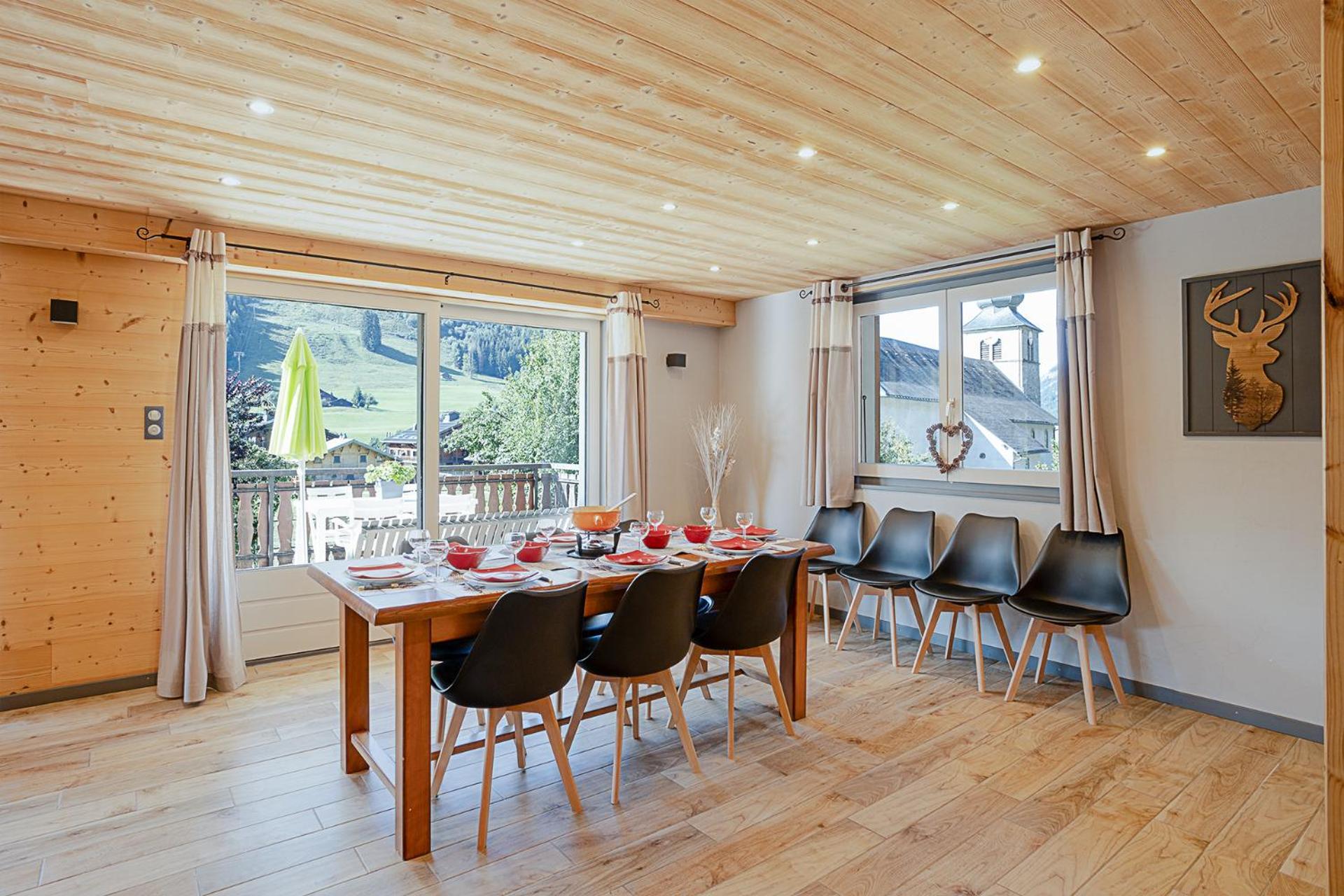 Chalet Les 4 Saisons - Ski, Parking Et Jardin Abondance Kültér fotó