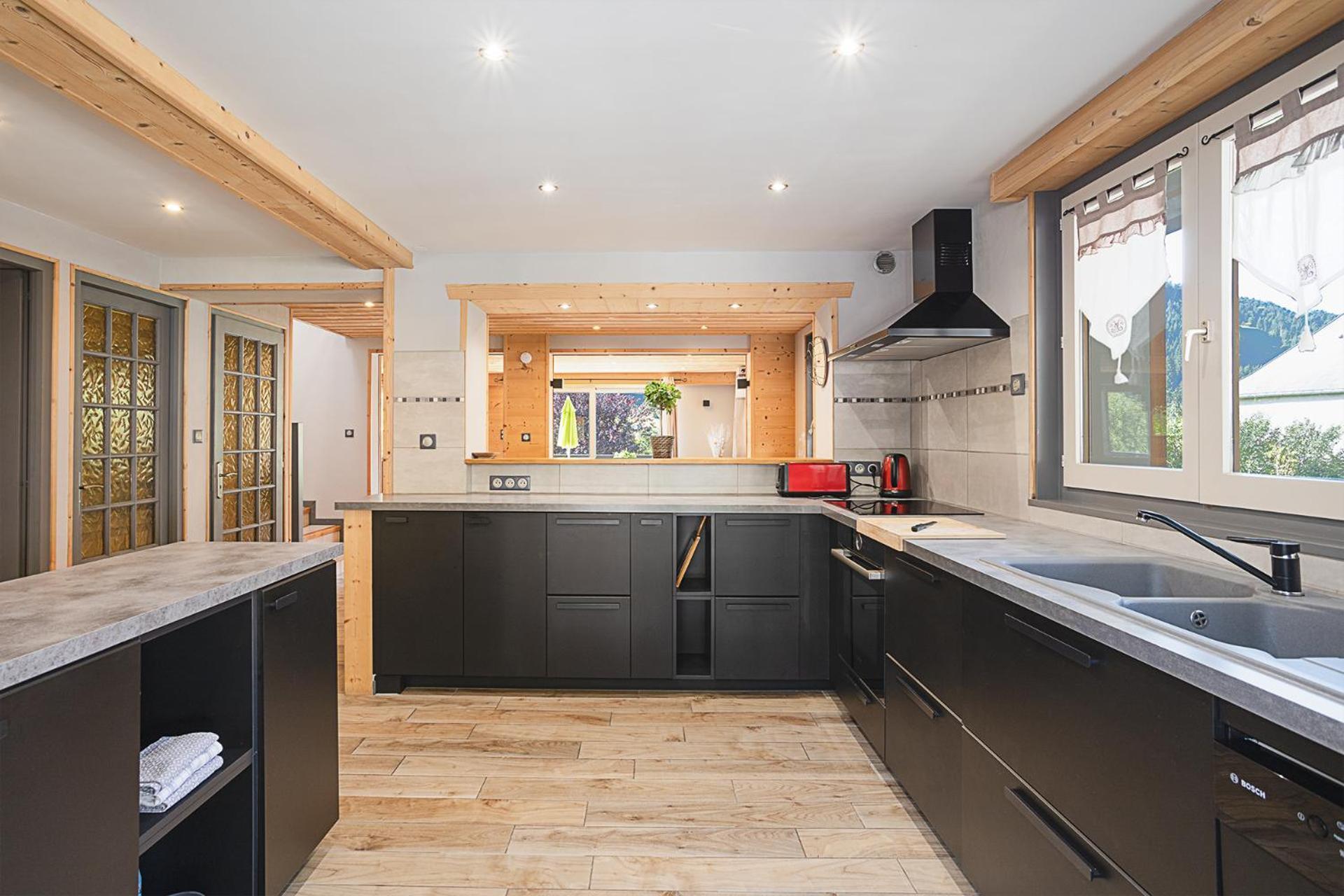 Chalet Les 4 Saisons - Ski, Parking Et Jardin Abondance Kültér fotó